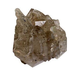 Natural Large Smoky Quartz Crystal Cluster Stone Mineral Specimen 6+ Pounds